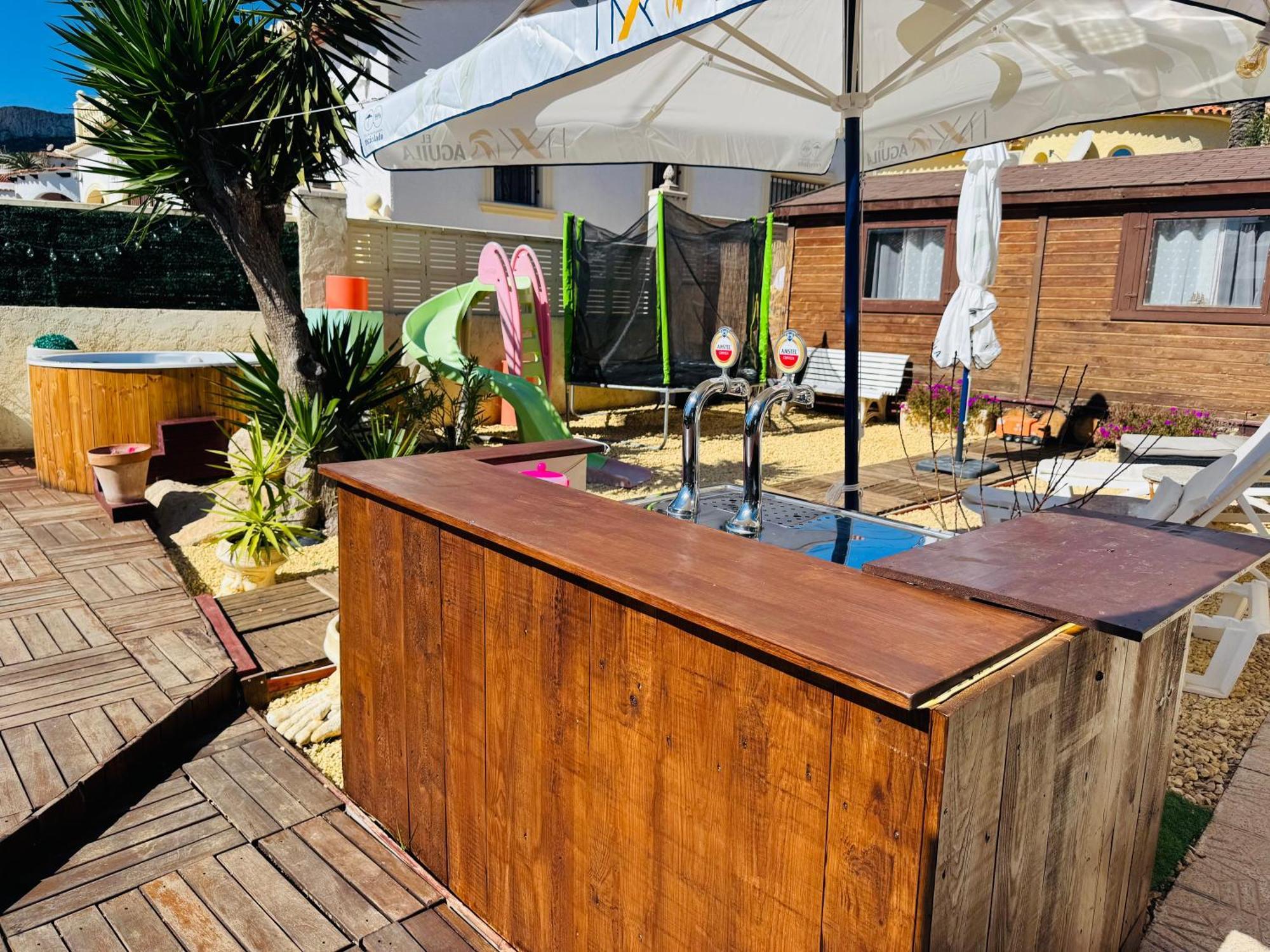 Privado Piscina A 5min De La Playa Y Centro Jacuzzi Barbacoa Wifi Aire Vakantiehuis